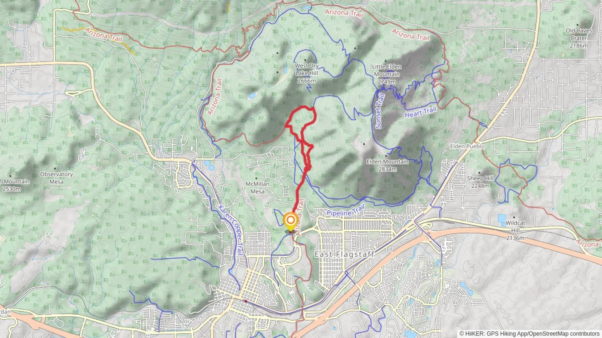 An image depicting the trail Old Duck and Oldham Alternate Trail and its surrounding area.