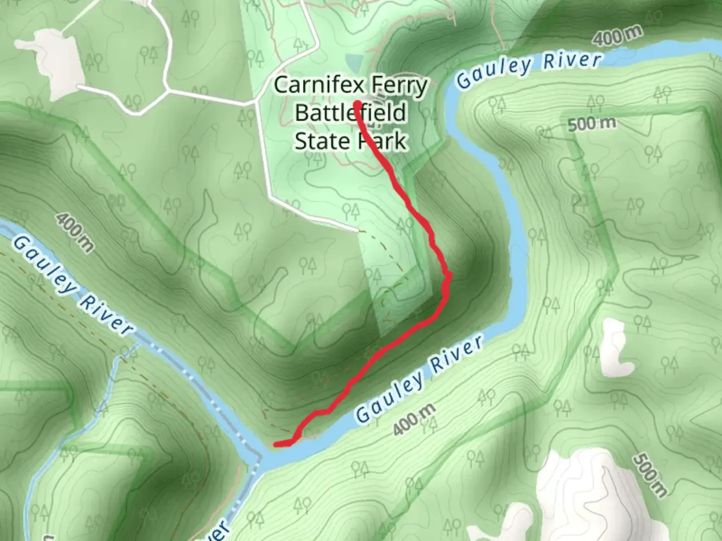 An image depicting the trail Old Ferry Road Trail and its surrounding area.
