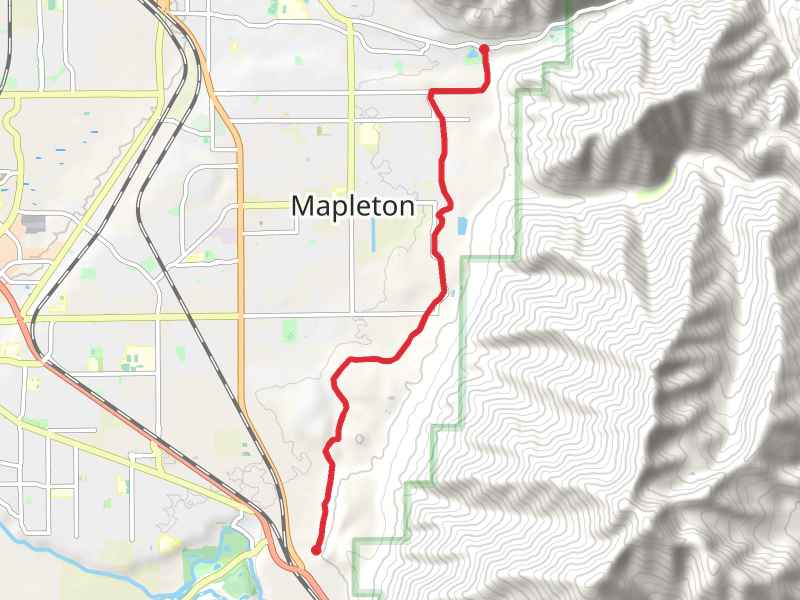 Mapleton Lateral Canal Trail