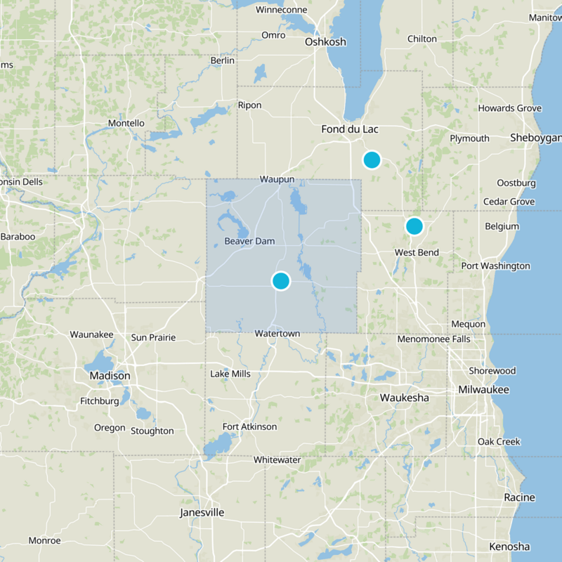 Dodge County Static Map
