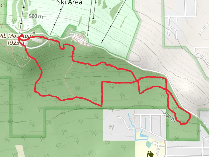 Rib Mountain - Yellow Trail