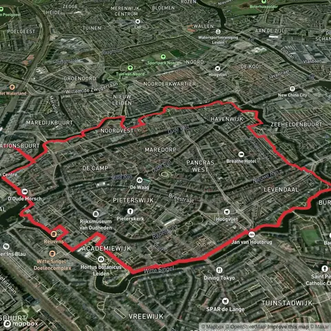 Binnenstad Loop via Zeoterwoudsesiongel