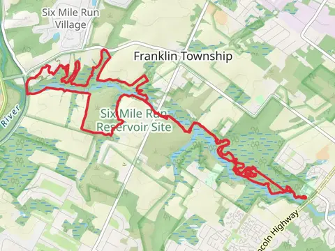 Red, Orange and Blue Trail - Six Mile Run
