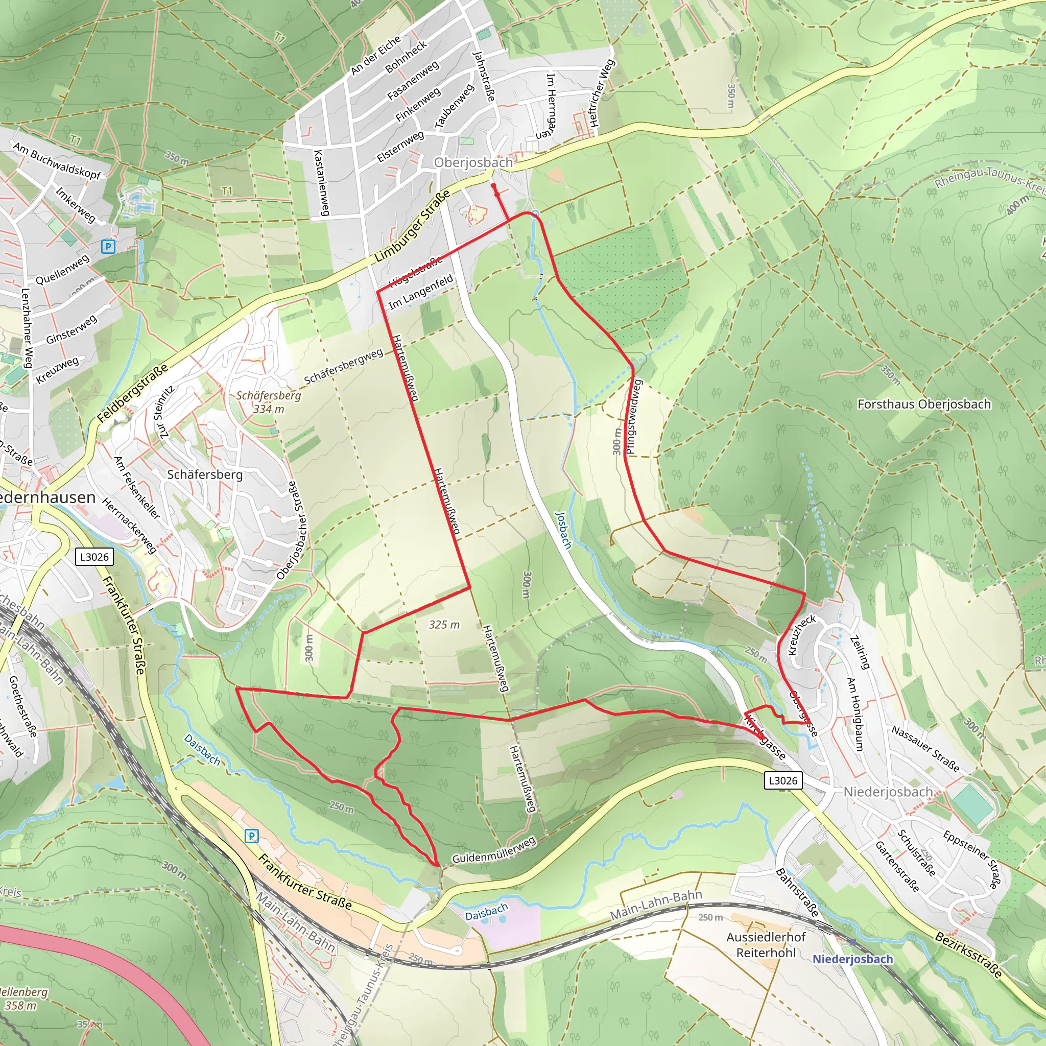 Gusbacher Strandweg mobile static map