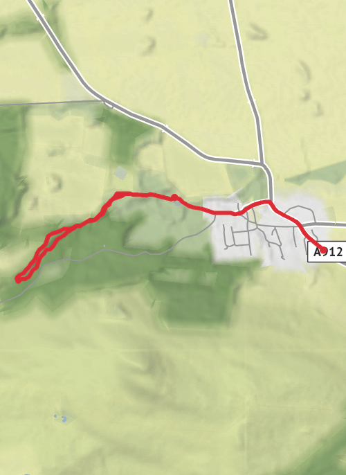 Hike from Falkland mobile static map
