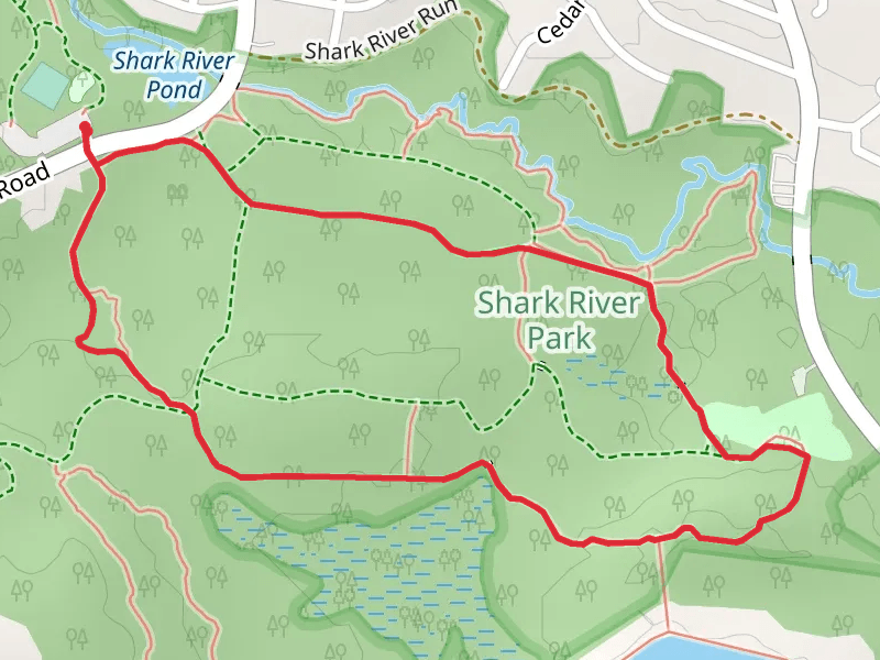 Cedar Trail and Hidden Creek Trail Loop