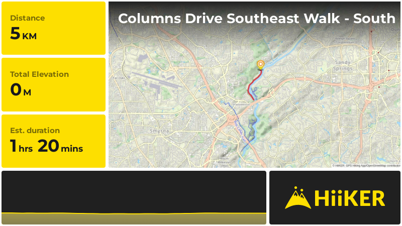 Columns Drive Southeast Walk - South | Cobb County | Georgia