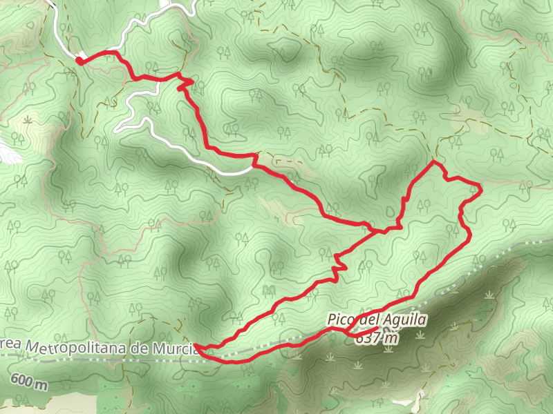 Pico del Águila Trail - Murcia PR MU 55