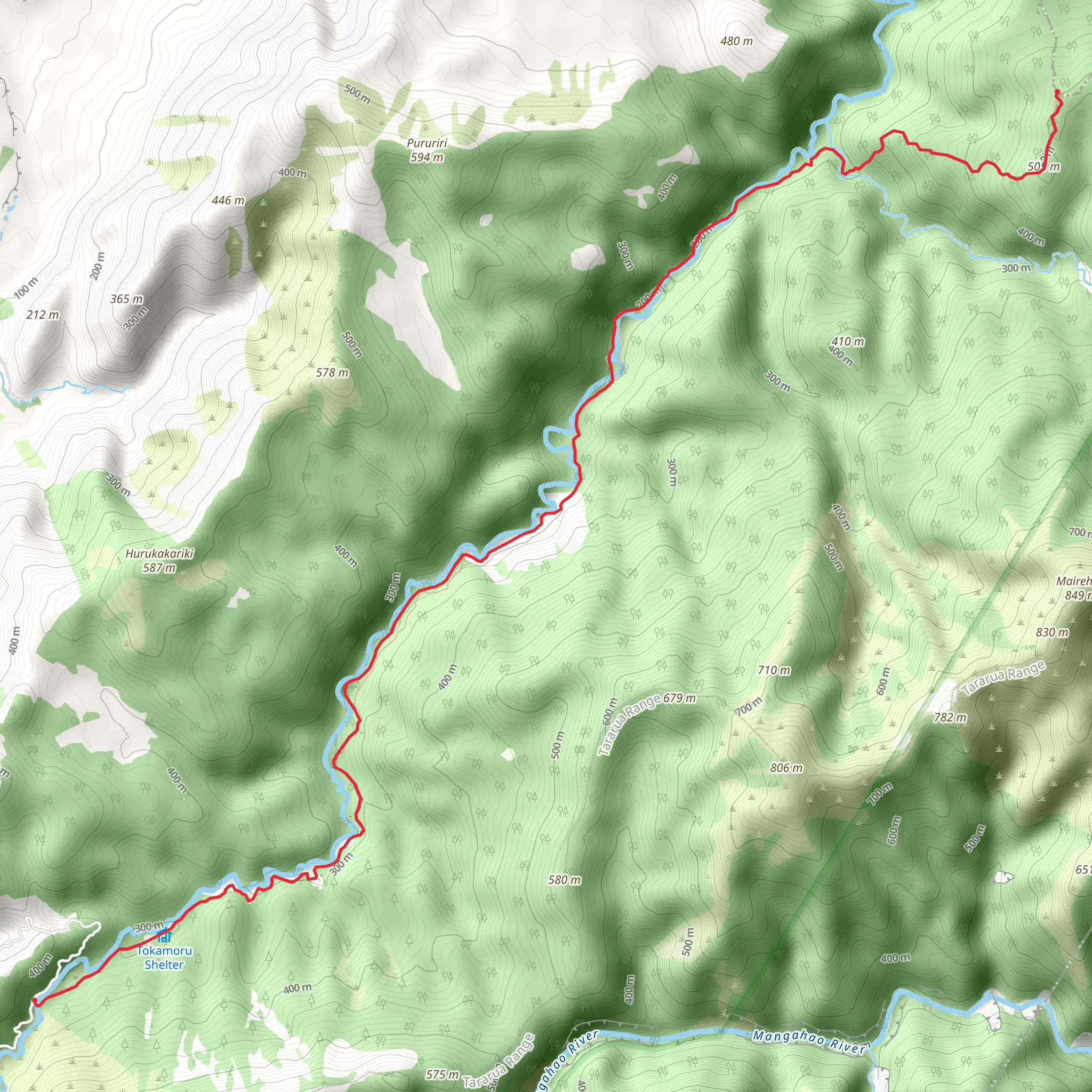 Burtton's Track mobile static map