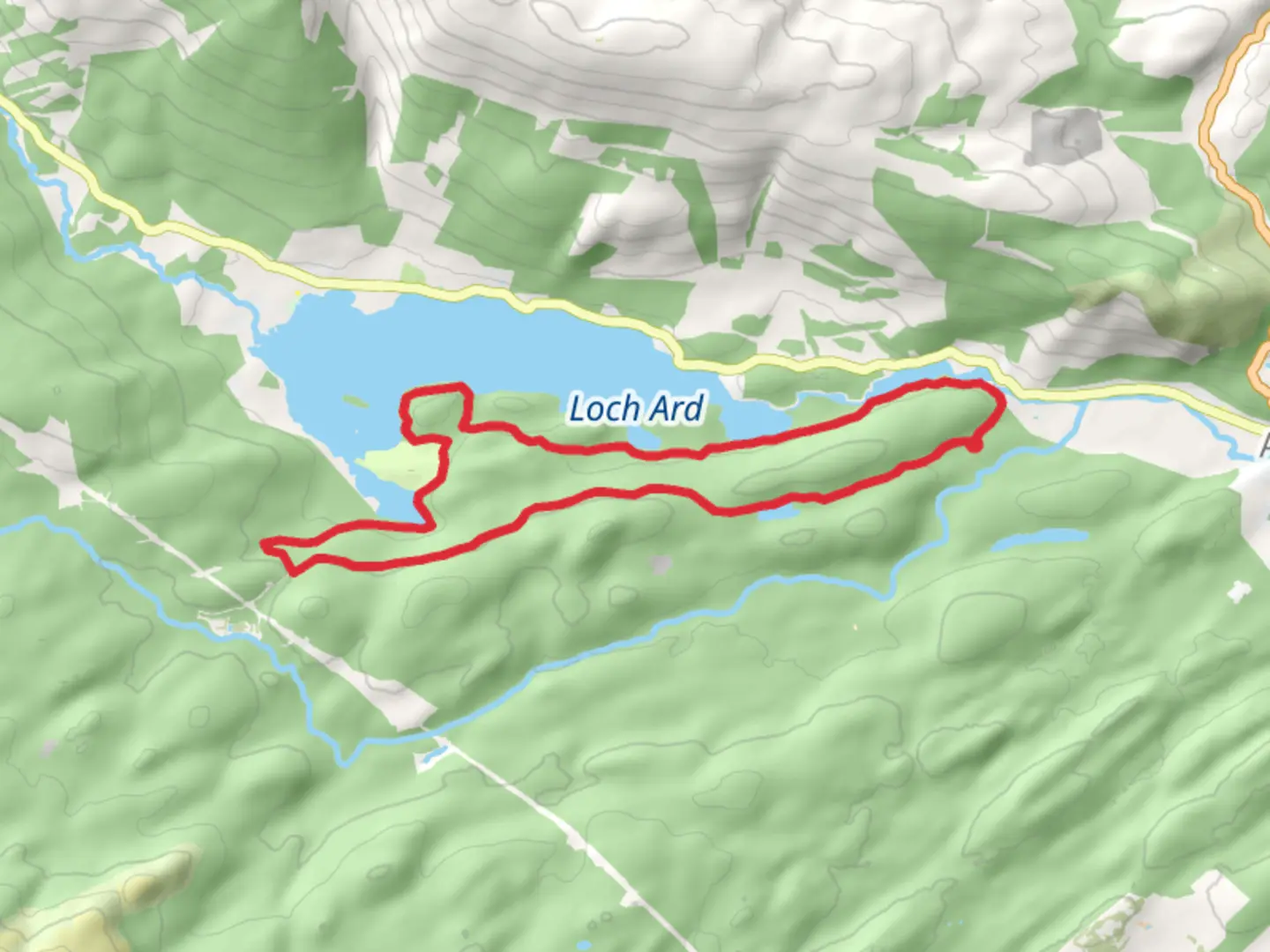 An image depicting the trail Eight Mile Loop Trail and its surrounding area.
