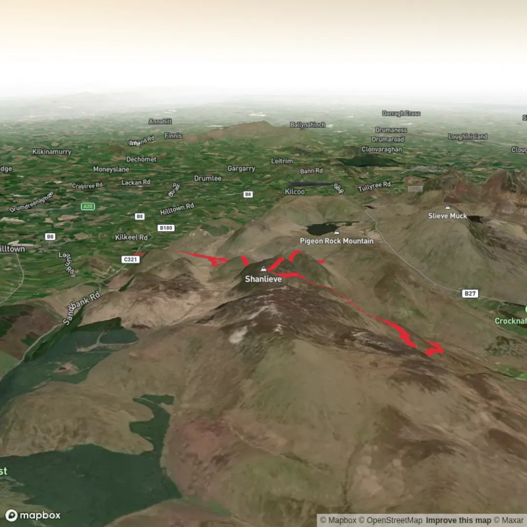 An image depicting the trail The Great Gully Walk and its surrounding area.