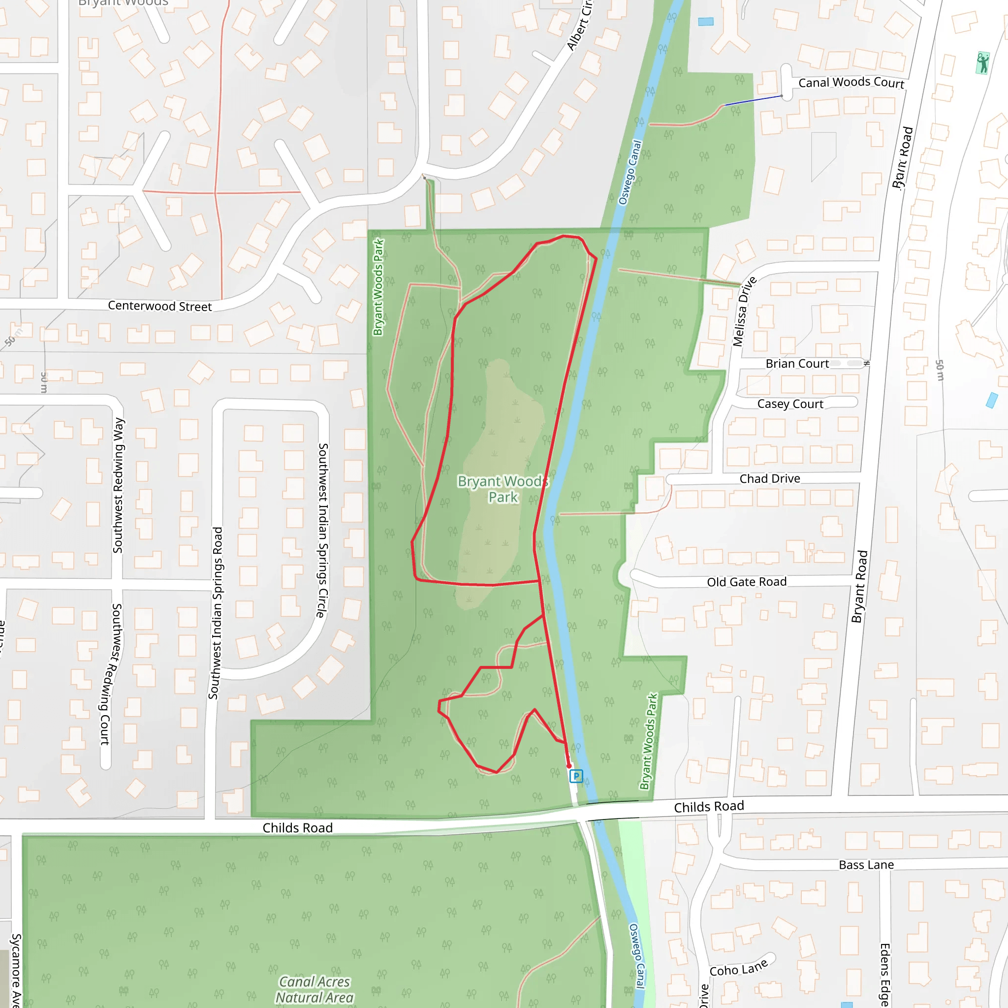 Oswego Canal Loop mobile static map