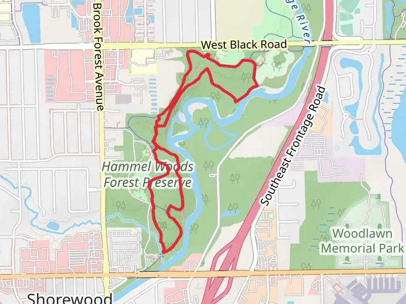 DuPage River Trail Park Loop