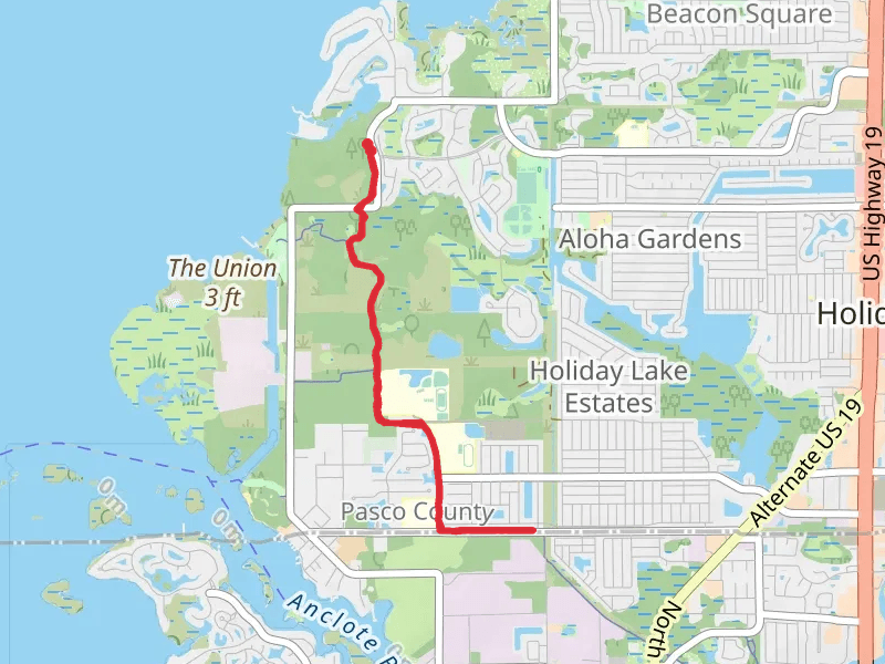 Coastal Anclote Trail - Key Vista Nature Park