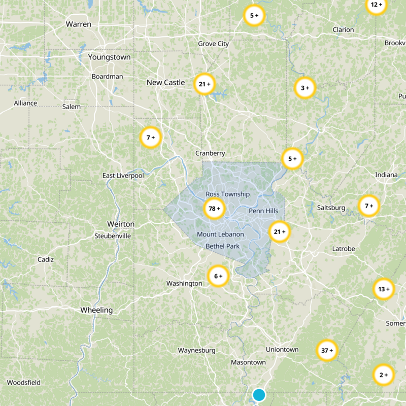 Allegheny County Static Map