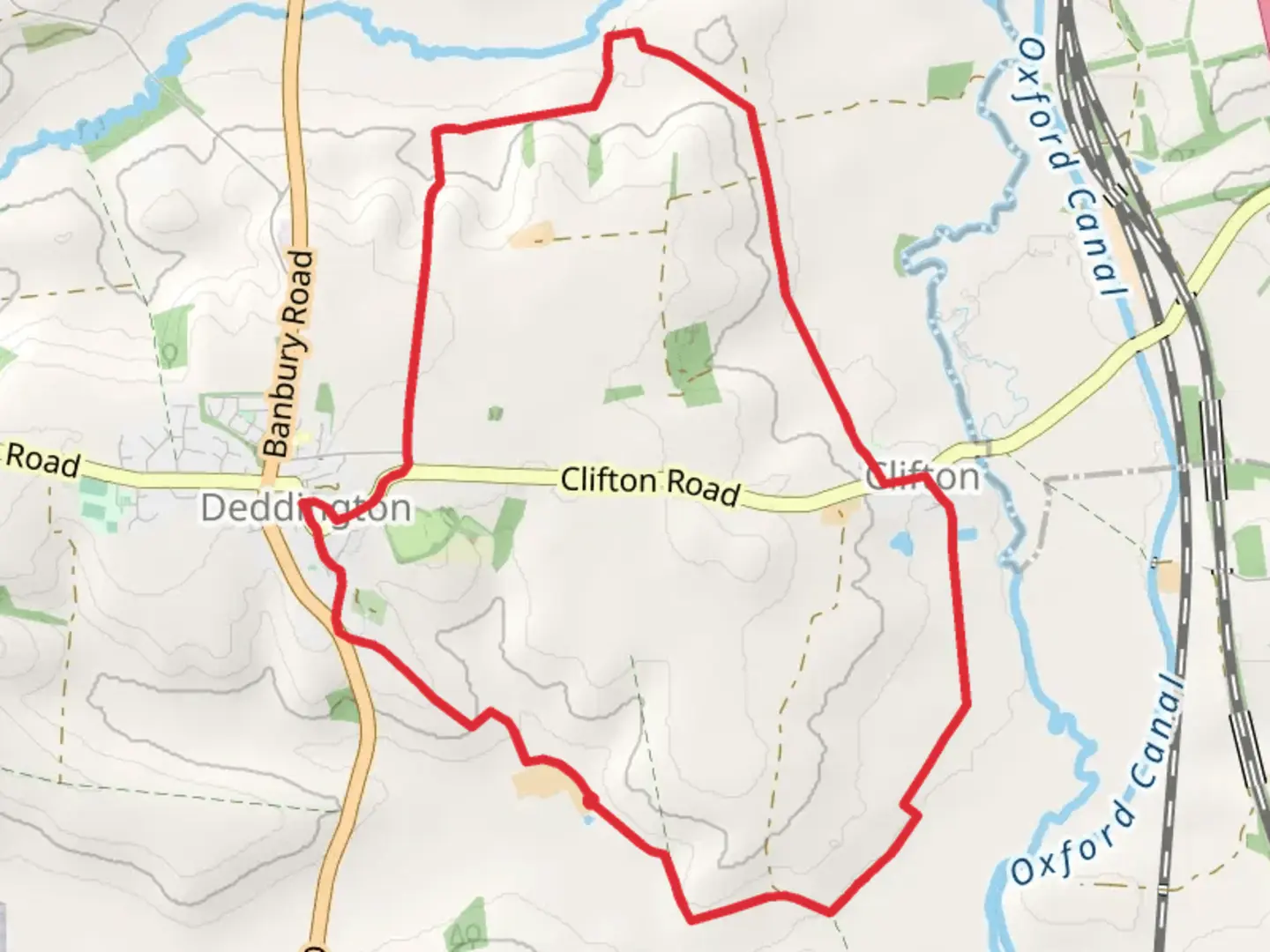 An image depicting the trail Clifton and Deddington Circular Walk and its surrounding area.