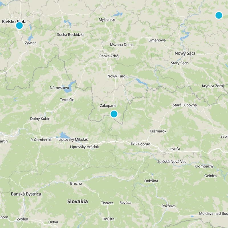 Zakopane Static Map