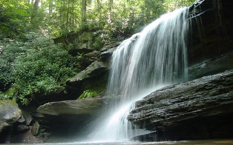 Jonathan Run Falls via Ohiopyle Hiking