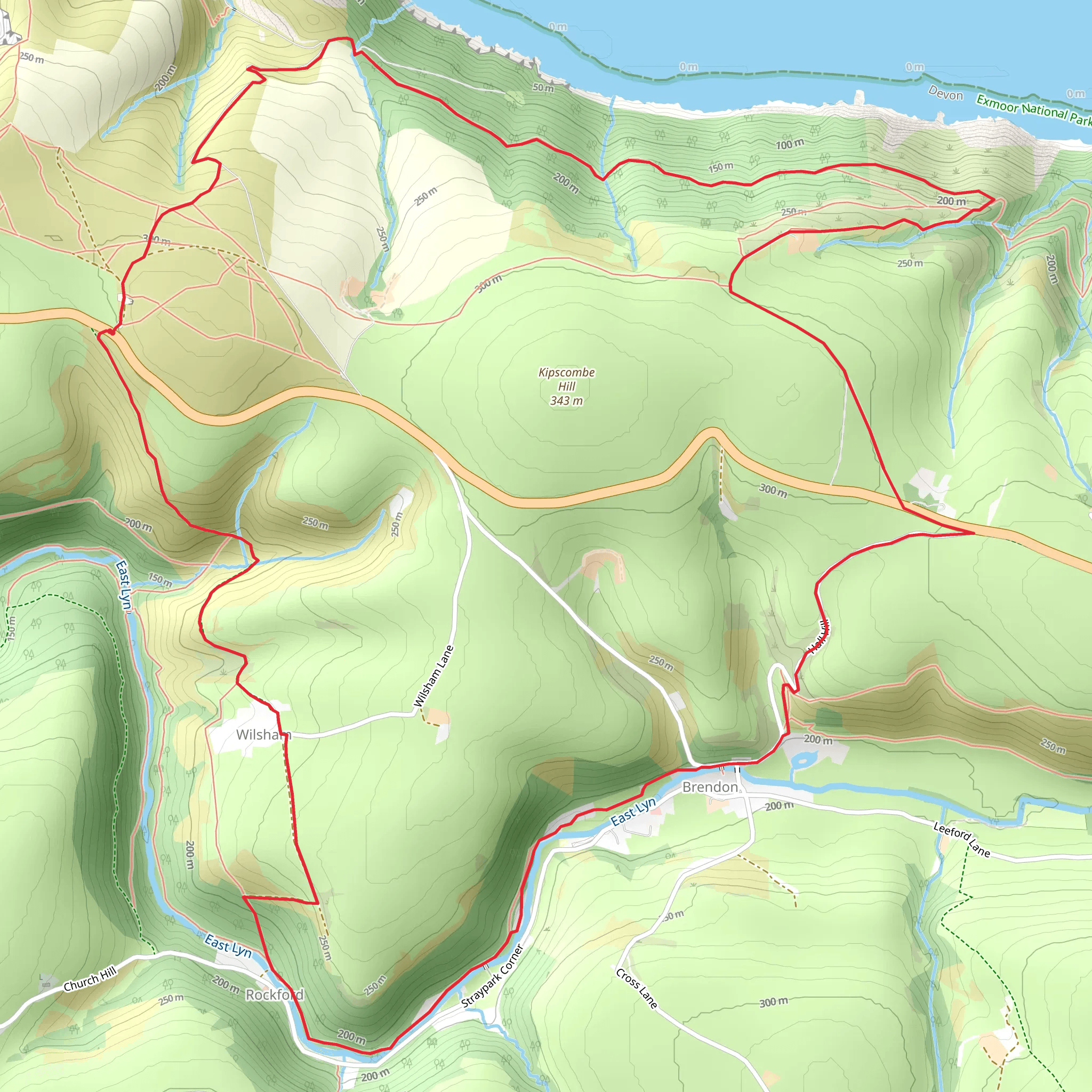 Mill Wood Walk mobile static map