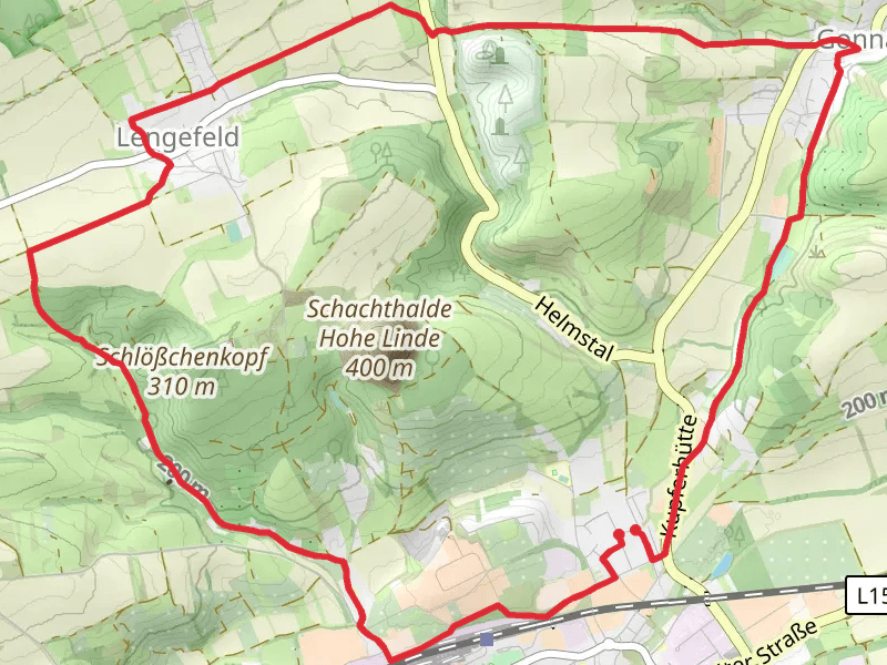 Lengefelder Weg and Harzklub Weg