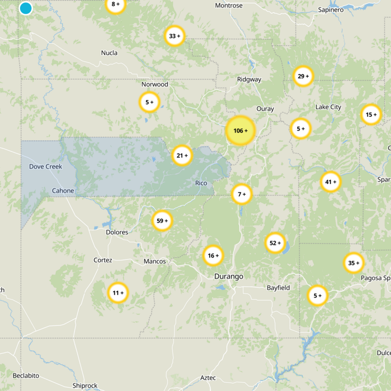 Dolores County Static Map