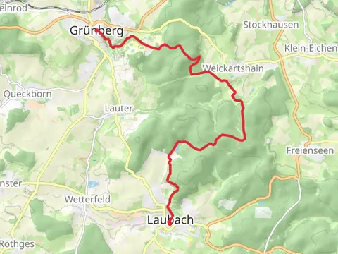 Laubach to Grünberg via Residenzenring