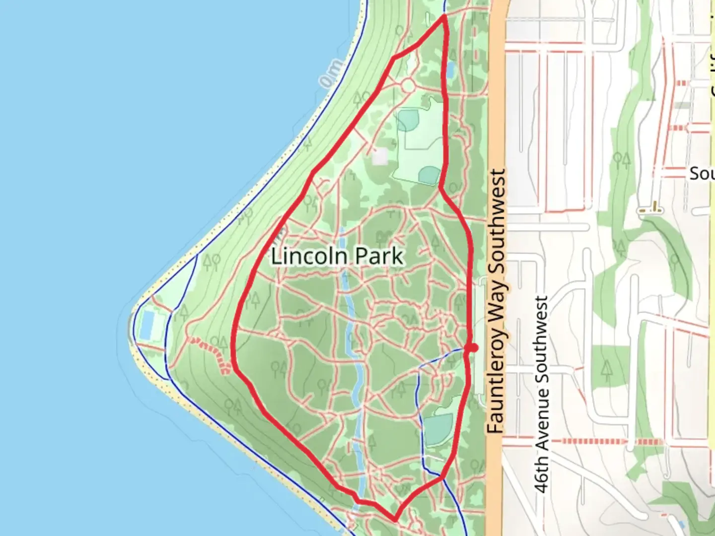 An image depicting the trail Trail 2 Loop and its surrounding area.