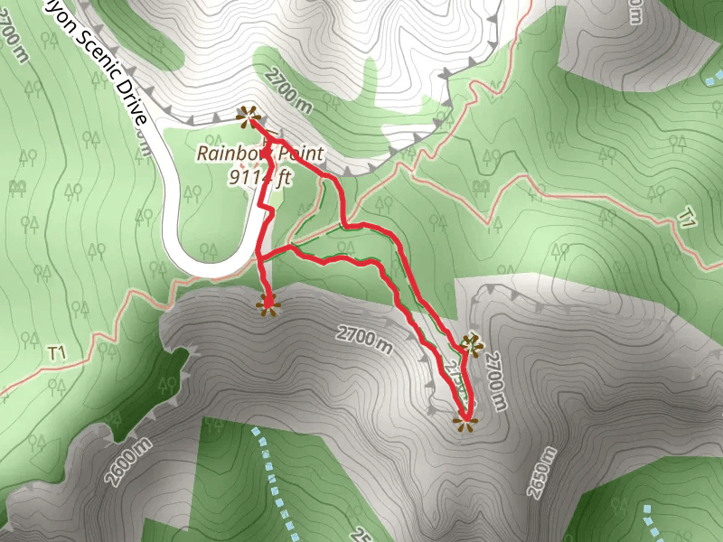 Yovimpa Point via Bristlecone Point Loop Trail