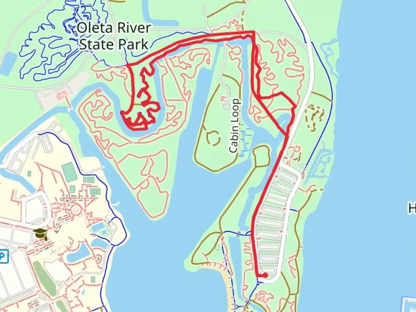 An image depicting the trail Twin Peak Stragler Fig Loop Trail and its surrounding area.