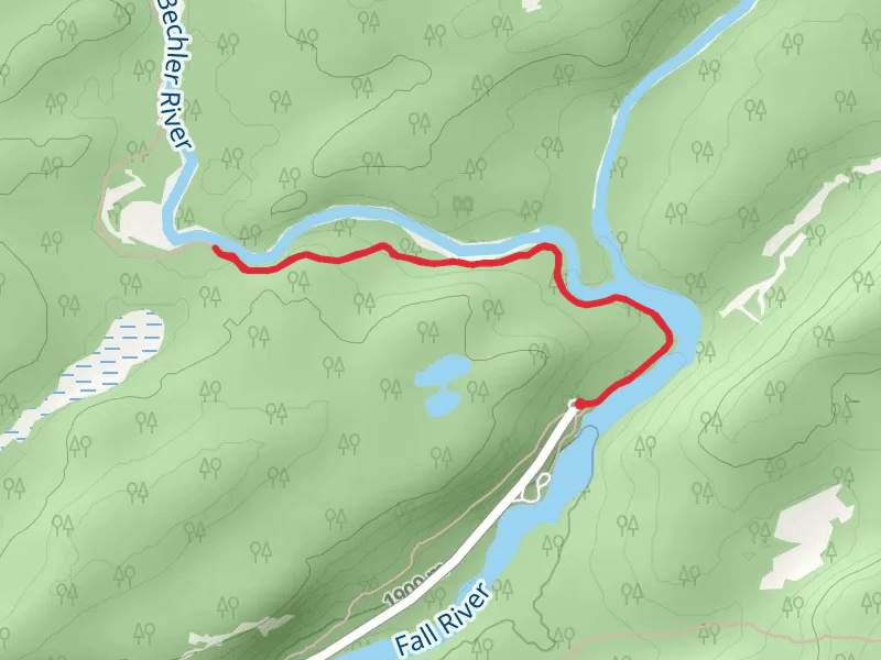 Bechler Falls Walk