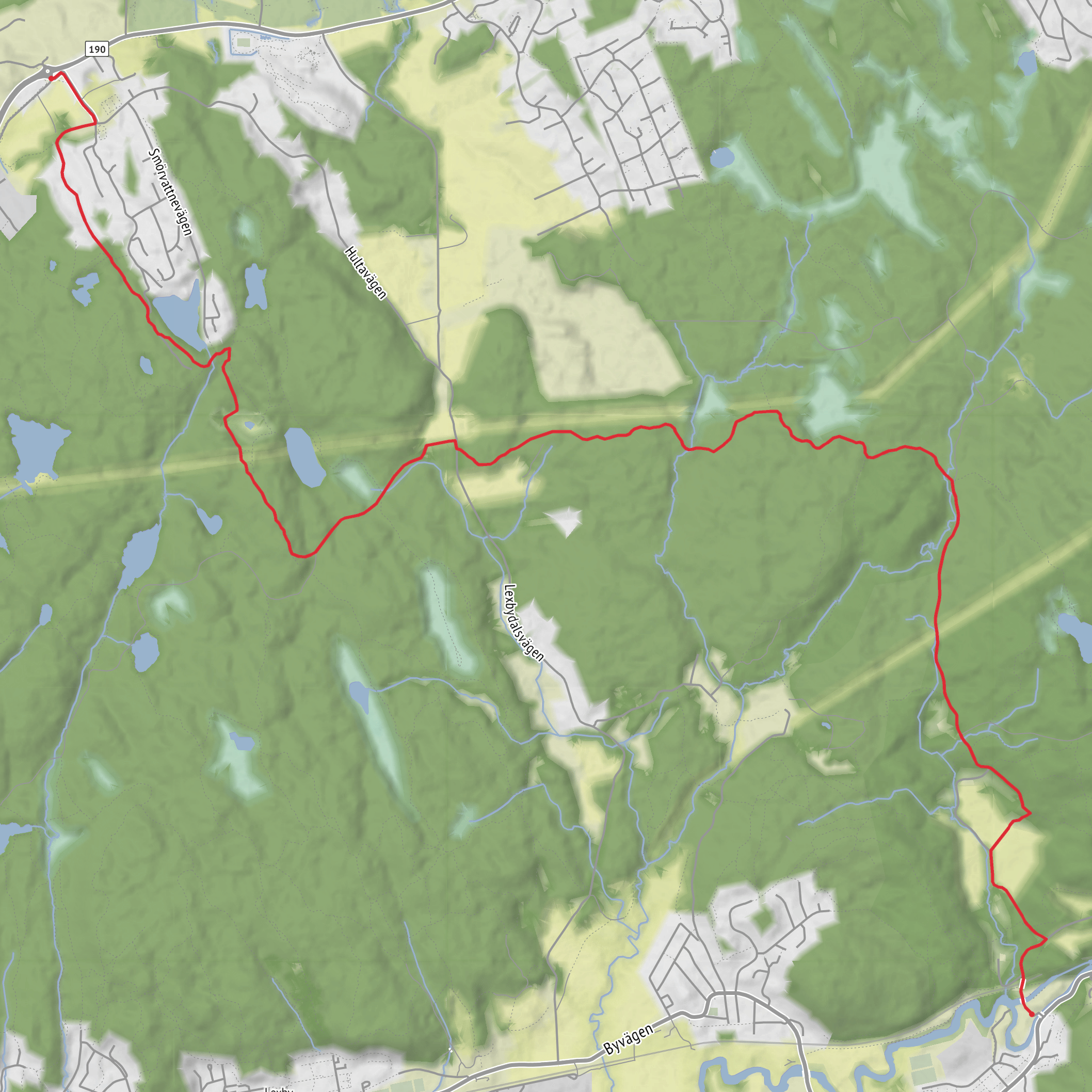 Bohusleden stage 23 mobile static map