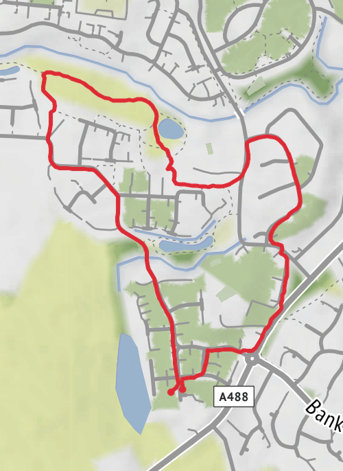Shropshire Walking mobile static map