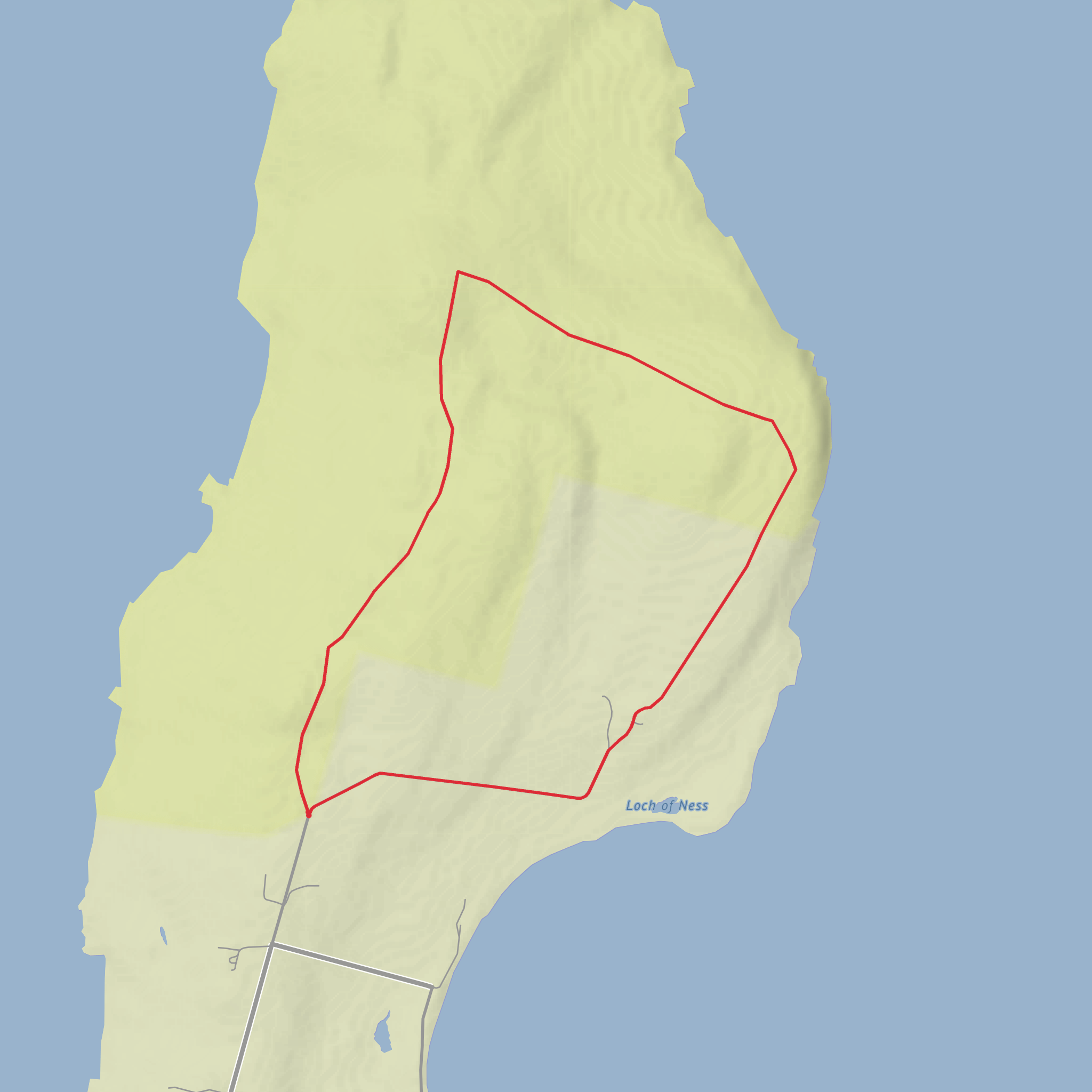 North Hill and Berry Hill Loop mobile static map