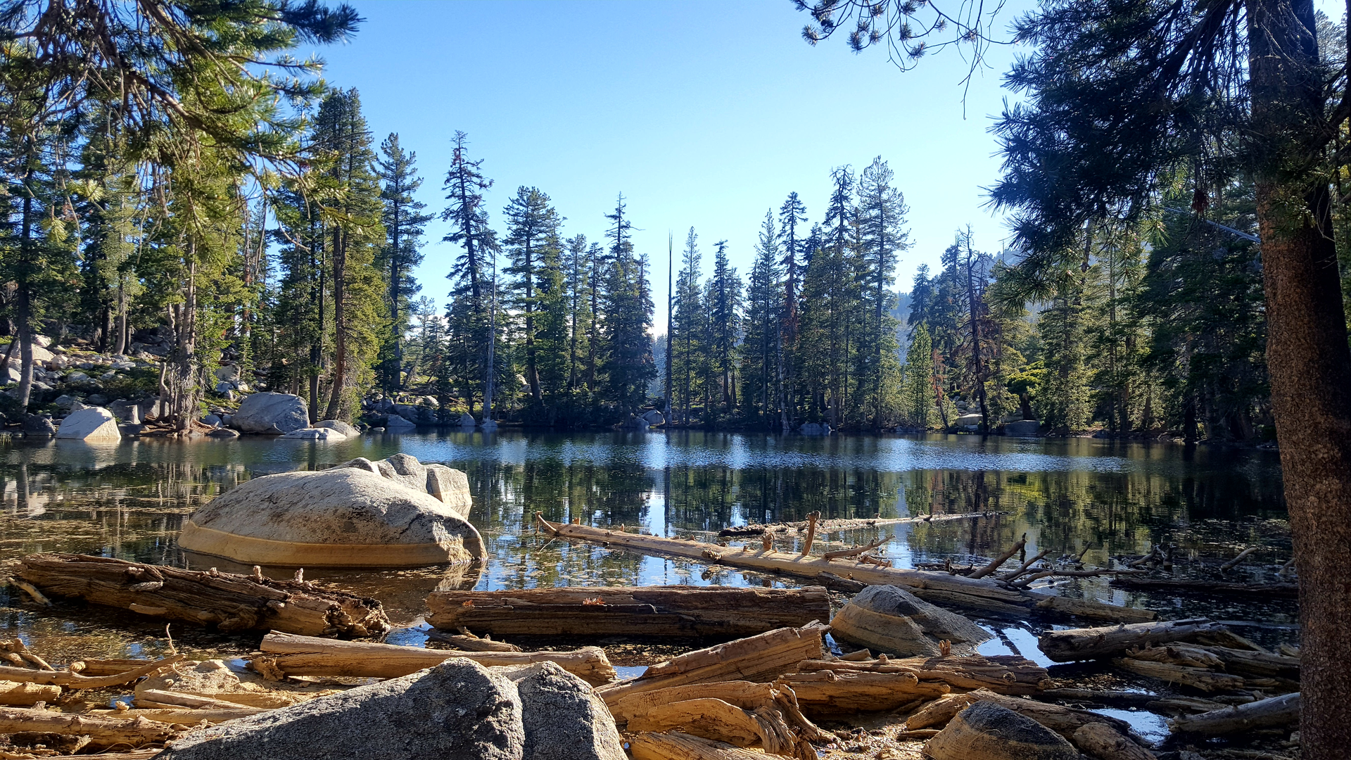 An image depicting the trail Lady Lake via Norris Lake Trail and its surrounding area.