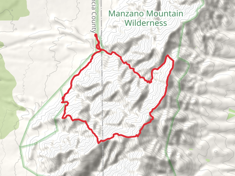 Osha Peak and Gallo Peak Loop via Salas Trail and Trigo Canyon Trail