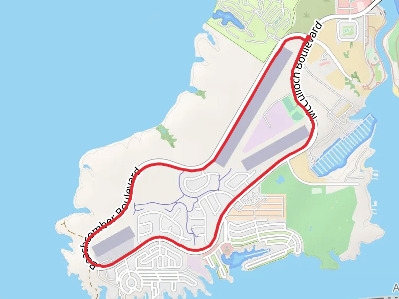 Island Ball Fields - Island Loop Trail