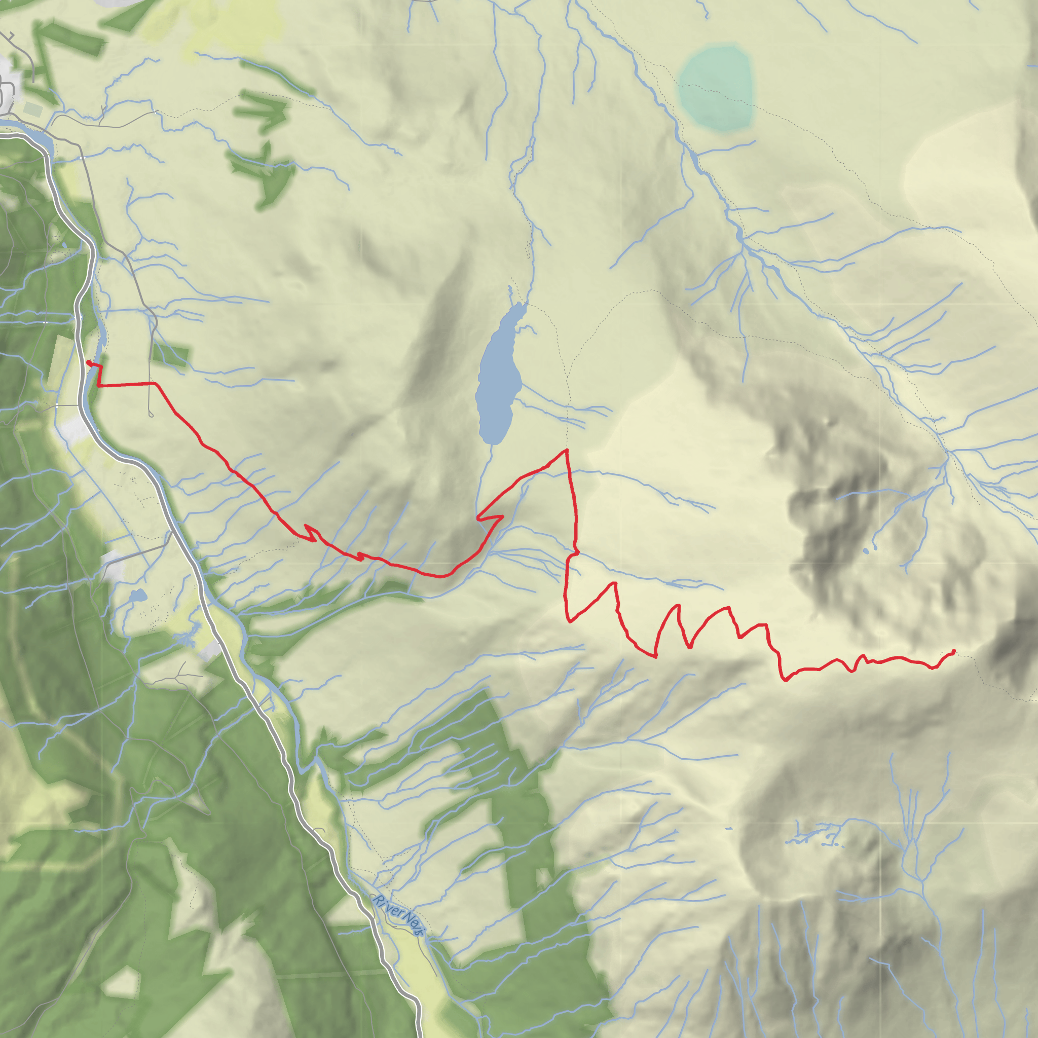 Ben Nevis mobile static map