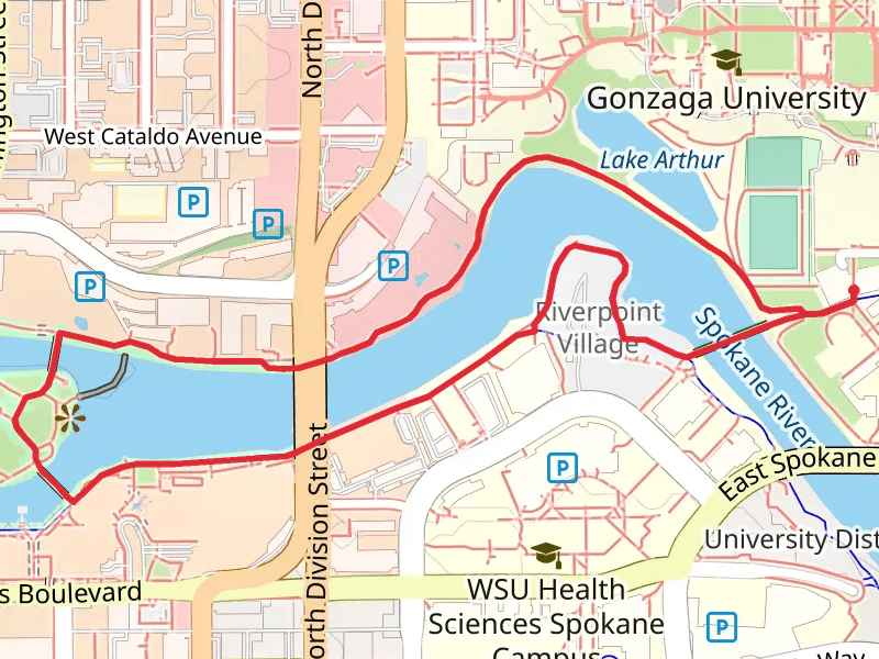 River Walk and Spokane River Centennial Loop Trail