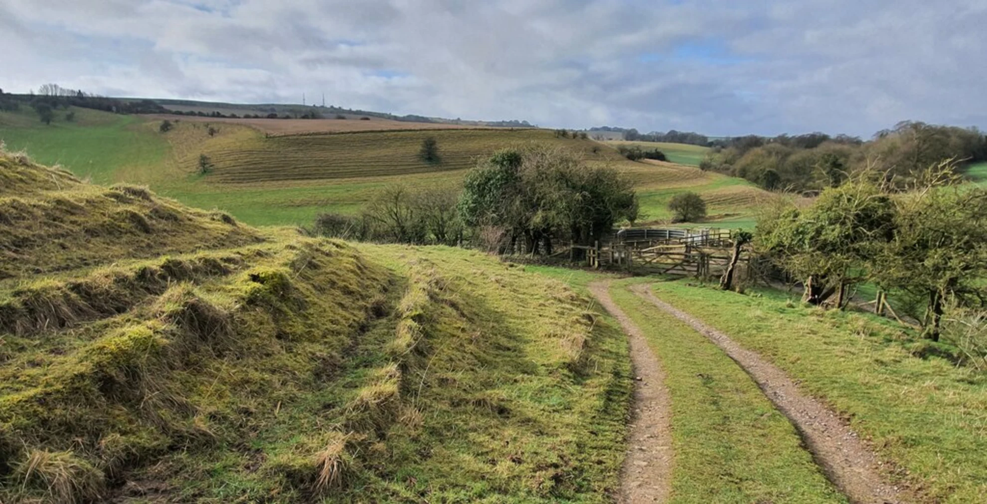 An image depicting the trail Calstone Wellington Loop and its surrounding area.