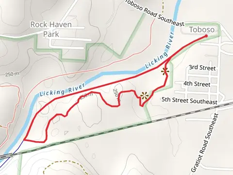Loop along Licking River