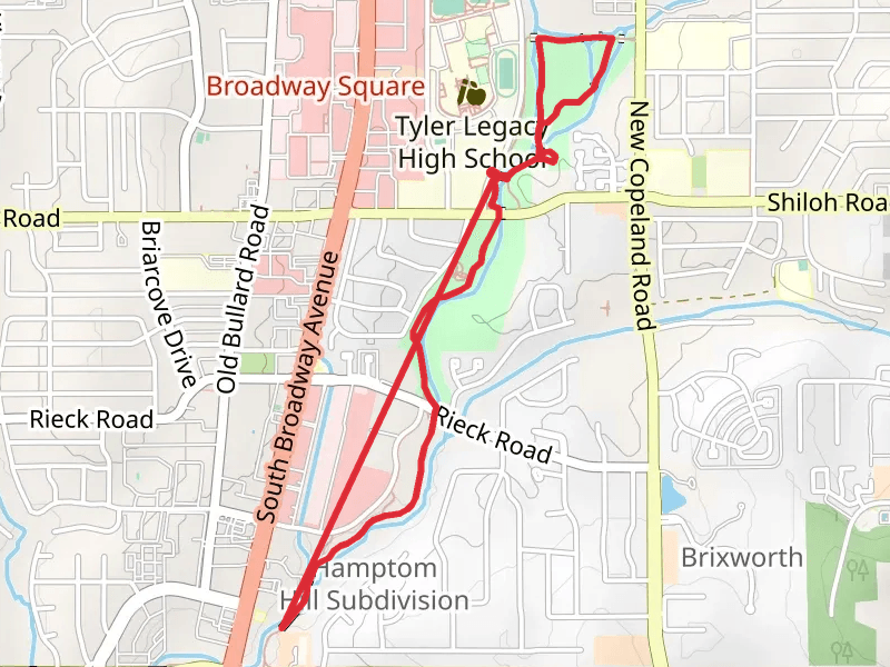 Rose Rudman Park and South Tyler Loop Trail