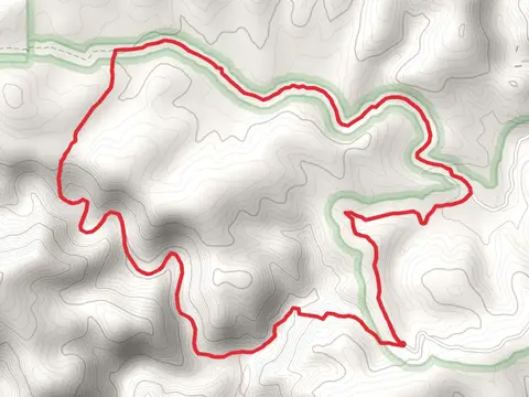 Reef Top Circle, Lowe Spring and Guadalupe Ridge Loop Trail