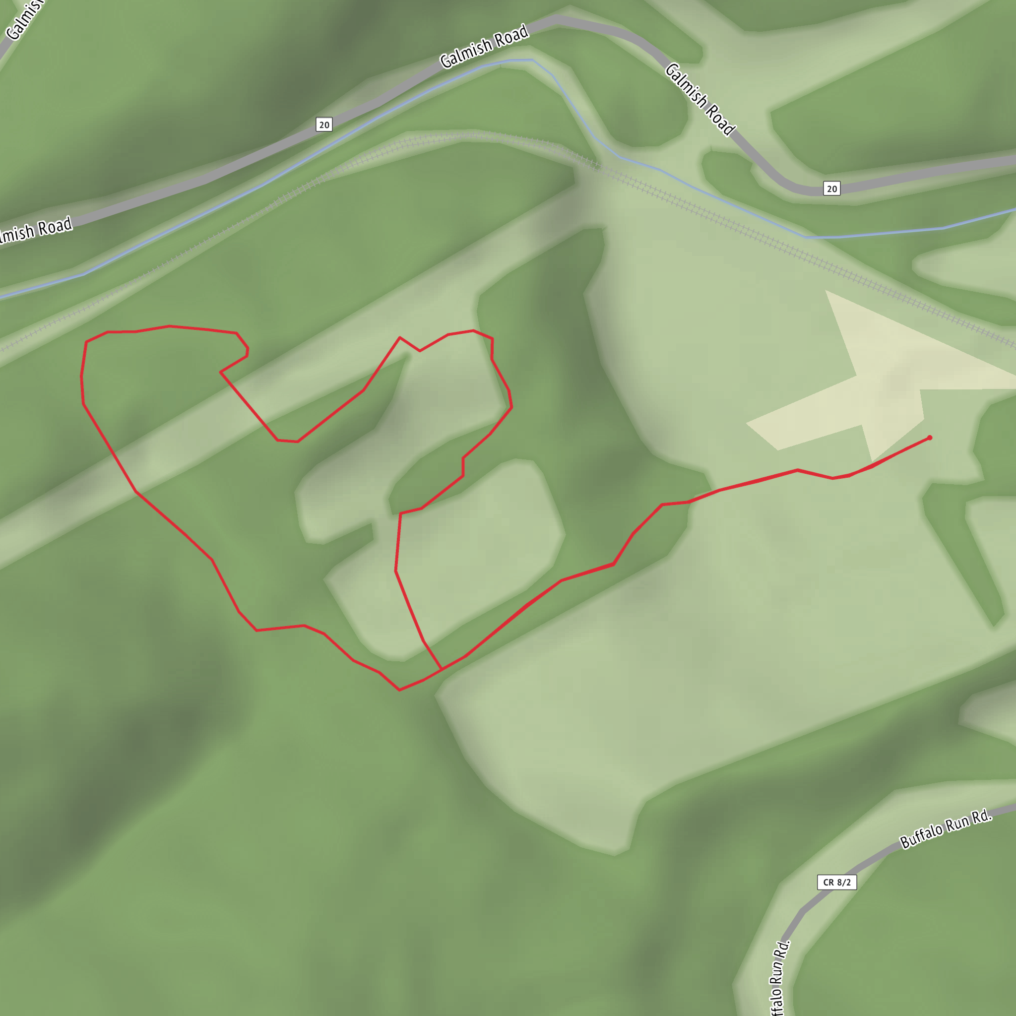Lantz Farm Trail mobile static map