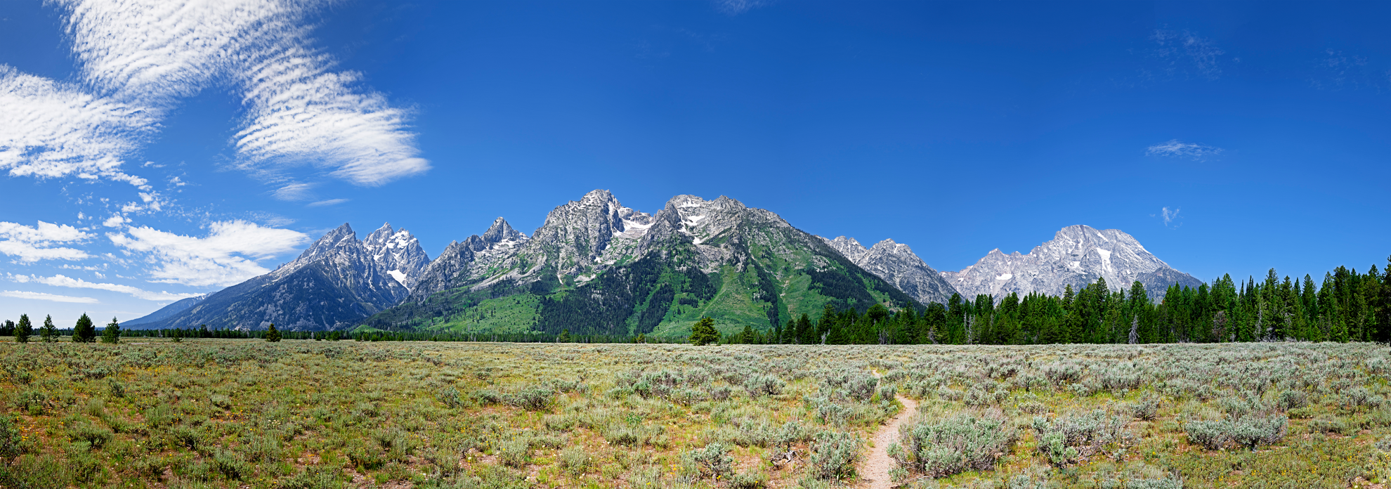 An image depicting the trail Continental Divide Trail - Wyoming and its surrounding area.