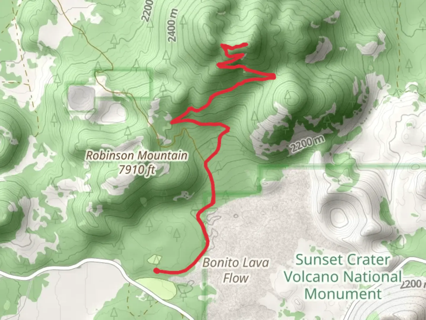 An image depicting the trail O'Leary Peak Trail and its surrounding area.