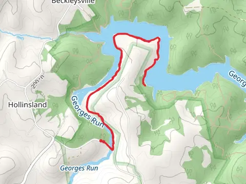 Georges Run Walk from Georges Creek Road
