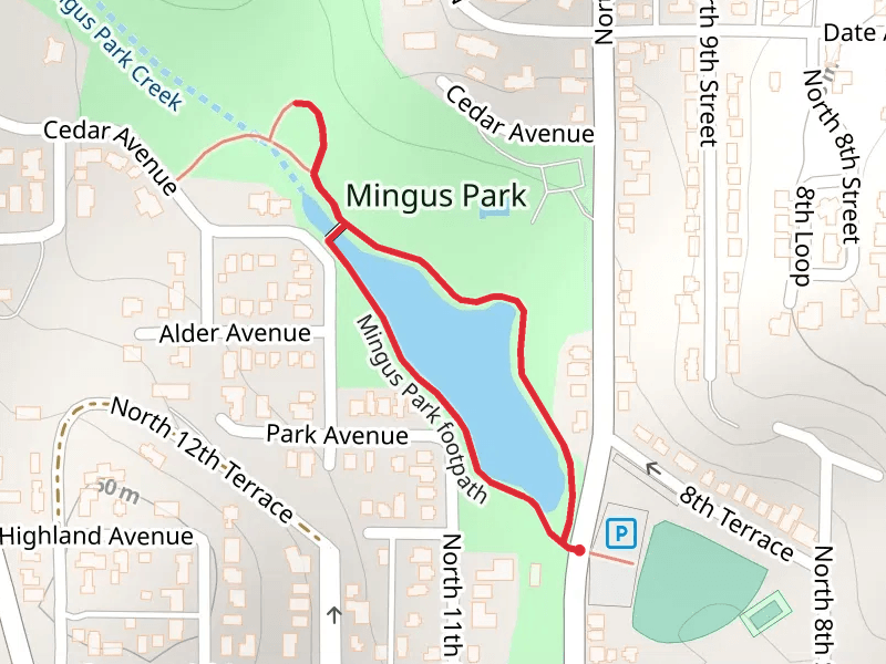 Mingus Park Footpath Loop