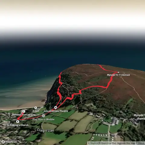 Hike from Llanbedrog via Mynydd Tir-y-cwmwd