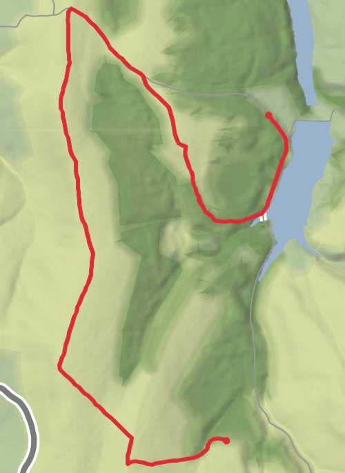 The Tors mobile static map