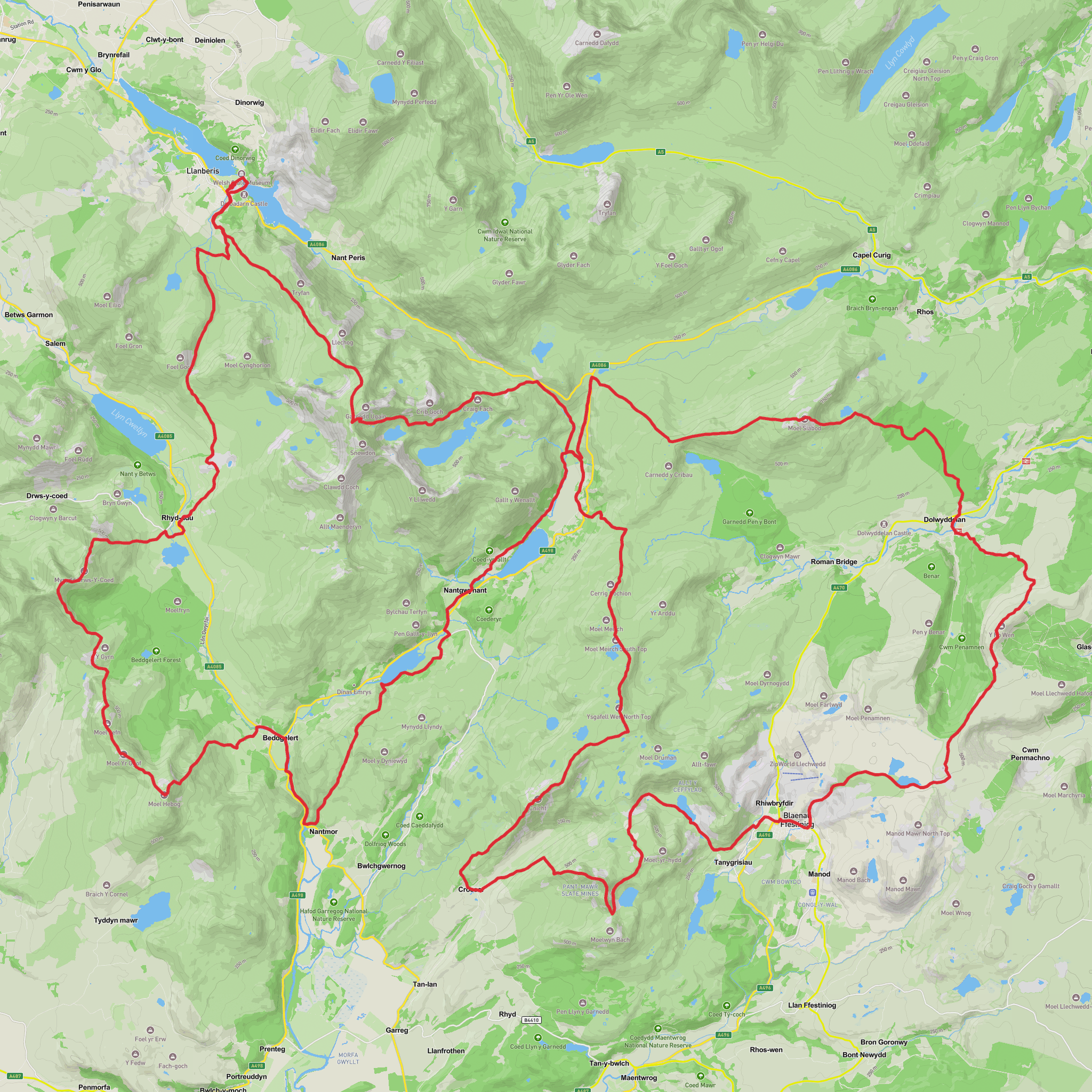 UTS 100 Km Race mobile static map